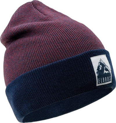 Kapelë dimri Elbrus Takumi, 100% akrilik, unisex, blu e kuqe