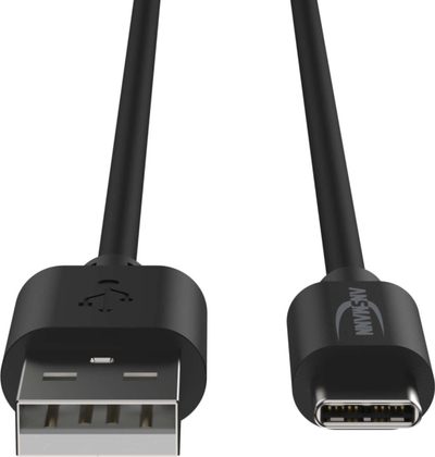 Kabllo karikimi Ansmann 1700-0130, USB A në USB C, 1 m, e zezë