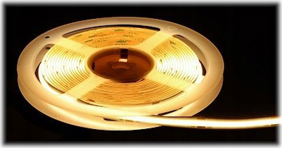 Shirit LED Mw Lighting LED COB, 5m, 24V, 3000K, i bardhë i ngrohtë