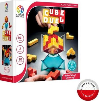 Lojë logjike SmartGames Cube Duel, për 2 veta, 80 sfida, me ngjyra