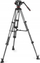Професионален видео-триножник Manfrotto 504X CF Twin MS, јаглеродни влакна, со флуидна глава, црн