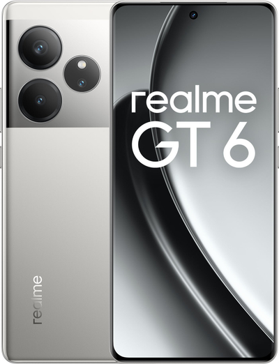 Telefoni Realme GT 6, 12GB RAM, 256GB, 5G, argjend