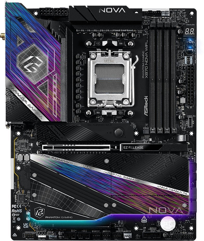 Pllakë amë ASRock X870 NOVA WIFI, socket AM5, ATX, e zezë