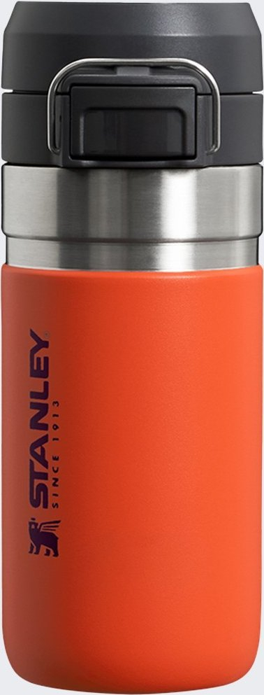 Shishe termike Stanley Quick Flip Water Bottle 0.47L, çelik inox, portokalli