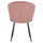 Kolltuk Jiya velvet + këmbë metal 60×60×85 cm (HM8728.02)
