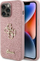 Mbulesë telefoni Guess Glitter Script Big 4G për iPhone 15 Pro Max 6.7\", rozë