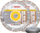 Set disk diamant Bosch 2 copë, 230mm, me arrë universale SDS, gri