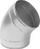 Bërryl ventilimi Spiroflex 125mm, 45°, i galvanizuar