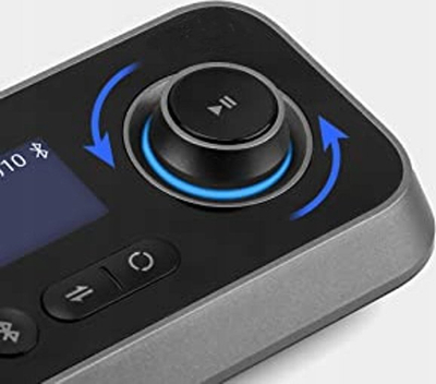 Adaptor audio Bluetooth ART BT-17, dërgues edhe marrës, me AUX edhe optik, ngjyrë e zezë