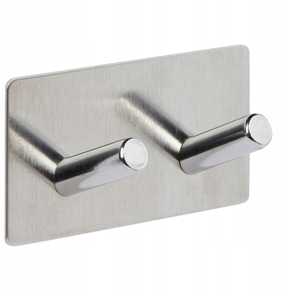 Varese vetëngjitëse Get It STIKY+, 2 kunja, çelik inox, ngjyrë metalike