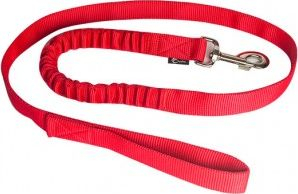 Zinxhir për qen Chaba Shock Absorber Leash, 122 cm, i kuq