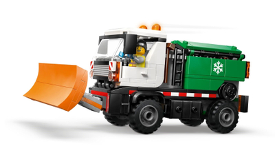 Set ndërtimi LEGO Snowplow Vehicle 60490, mjet pastrues bore, shumëngjyrësh