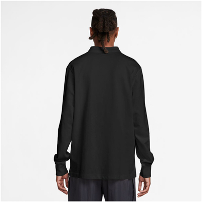 Поло кошула Nike Long Sleeve Polo Club, машка, црна
