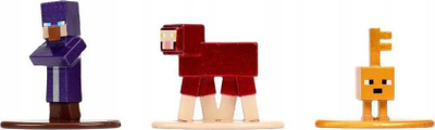 Set figurina metalike Simba Minecraft Dungeons Nano, Multipack Wave 7, 18 copë, shumëngjyrëshe