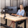 Mbajtës për monitorë Fellowes Reflex Dual, i zi