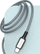 Kabllo Dudao USB USB- B - USB-C 1 m, e argjendë