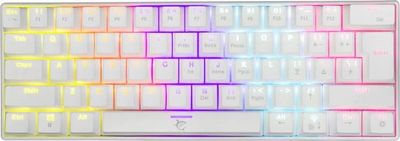 Tastierë gaming White Shark SHINOBI, mekanike Outemu Red, USB, e bardhë