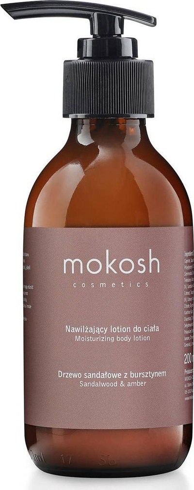 Locion trupi Bogna Skincare Moisturizing Body Lotion, hidratues, sandalwood dhe amber