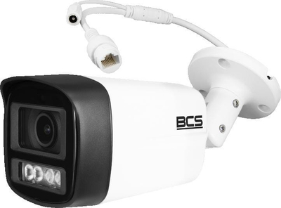 IP камера BCS Line BCS L TIP14FCL5 Ai1, 4MP, леќа 2.8mm, бела