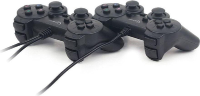 Kontroller Gembird Dual Vibration, me kabllo, i zi (JPD-UDV2-01)
