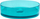 Lavaman banjo countertop, 36cm, rrethor, turkez gjysmë-transparent