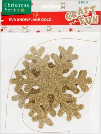 Fjolla bore për zbukurim Craft with Fun, 2 copë, ngjyrë ari
