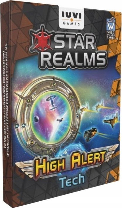 Zgjerim loje me letra Star Realms High Alert Tech IUVI Games, 12 letra, për Star Realms