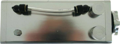 Depozitë vaji TurboWorks Oil Catch Tank, 1L, alumin, argjend