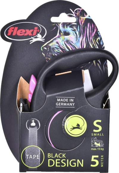 Rrip FLEXI Black Design S, 5 m, rozë