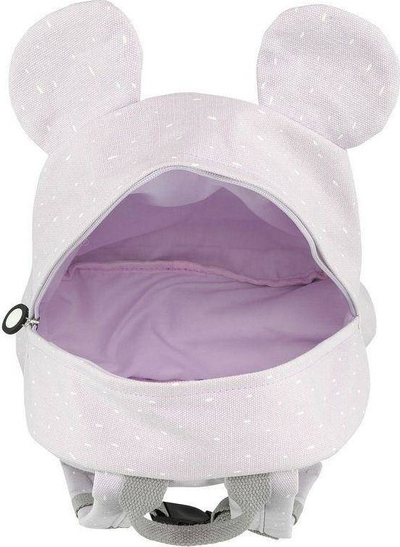 Çantë shpine për fëmijë TRIXIE Miss Mouse, tekstil, vajza, gri