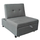 Fotelja shtrat Libre HM3295.01, 75x106x87 cm, tekstil, gri