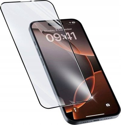 Xham mbrojtës Cellularline Impact Glass Capsule për iPhone 16 Pro, xham i fortë i temperuar, transparent