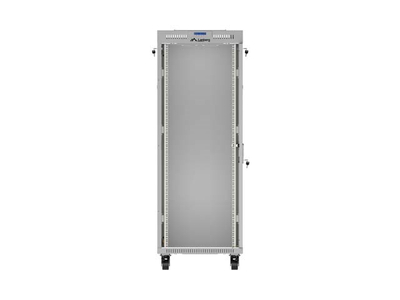 Kabinet serverik Lanberg 19" V2, 32U, 600x800, me derë xhami, gri