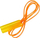 Litar kërcimi Eddy Toys Speed Jump Rope, PVC, 210cm, portokalli