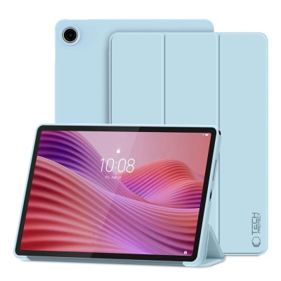 Навлака за таблет Tech-Protect SmartCase за Lenovo Tab 10.1 TB-311, со функција за поставување, wake sleep, светло сина