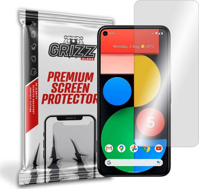 Xham mbrojtës hibrid GrizzGlass për Google Pixel 5 5G, i tejdukshëm