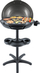 Grill elektrik Steba VG 325, Ø 48 cm, 2000 W, me shtresë jo ngjitëse, me termostat dhe kapak të shkëputshëm, i zi / hirtë