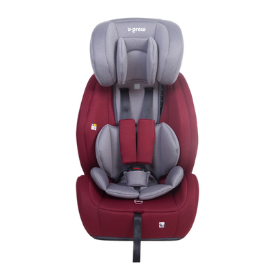 Sediolje makine U-grow R129 i Size, Isofix Top Tether, 76 150 cm, e kuqe gri