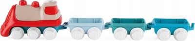 Lodër tren Chicco Trenino Eco+, nga plastikë e ricikluar, me ngjyra të ndryshme