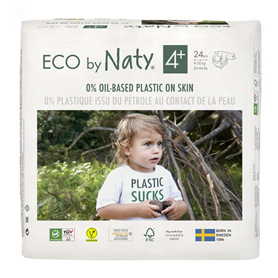 Pelena Eco by Naty Maxi+ 9-20 kg, 24 copë