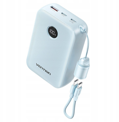 Powerbank Vention FKBL0-C, 20000mAh, 22.5W, blu