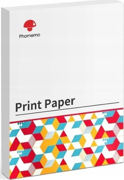Letër termike Phomemo A4, 200 fletë, për printer termik, e bardhë