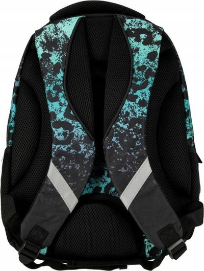 Ранец Starpak Youth Leopard Print, ергономски, со многу прегради, леопард