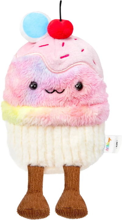 Магнетичен паричник Laut MAGMOJI Cupcake, компатибилен со MagSafe, плюш ткаенина, многуобоен
