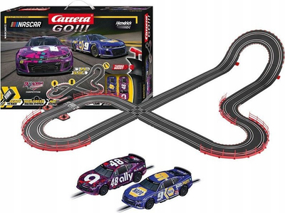 Pistë garash Carrera GO!!! Nascar Racing, 1:43, 4.9m, shumëngjyrëshe