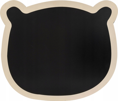 Pikturë dekorative Atmosphera Slate Painting Teddy Bear, MDF, 48cm, e zezë