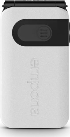 Telefoni Emporia SIMPLICITYglam 4G, ekran 2.8", me kapak, bardh e zi
