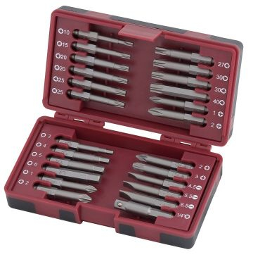 Set bit Kraftwerk Ergokraft Lang Bit Box 1/4"/ 50 mm, 24 copa