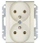  Prizë e dyfishtë Schneider Electric z / u, ​​16A, bezhë