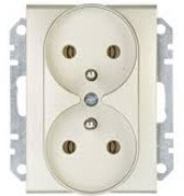  Prizë e dyfishtë Schneider Electric z / u, ​​16A, bezhë